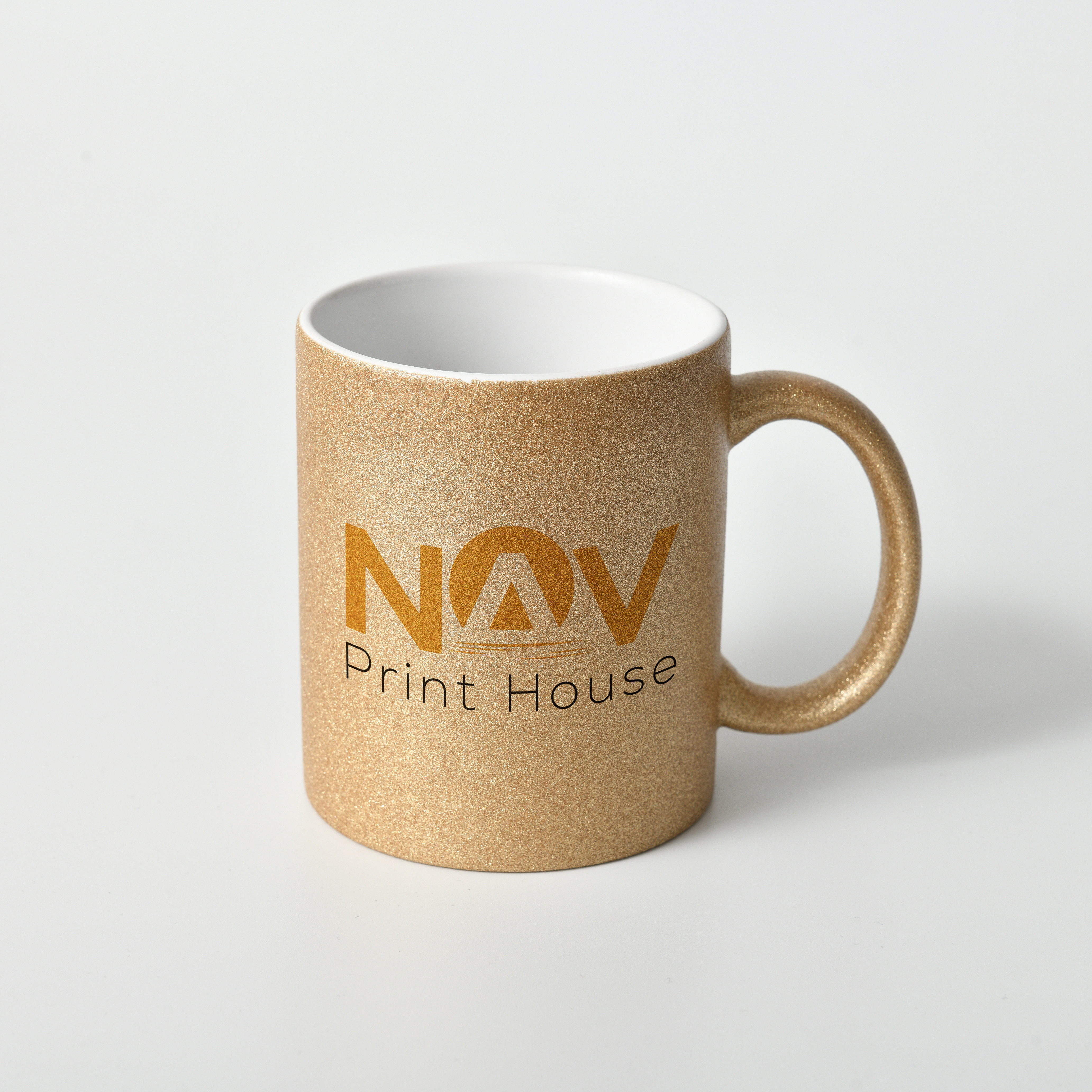 Керамическая кружка с блестящим покрытием – 330 мл